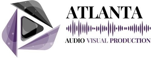 a logo for an audio visual studio